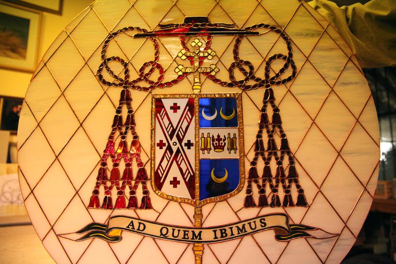 Cardinal Dolan's Coat of Arms.